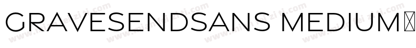 GravesendSans Medium字体字体转换